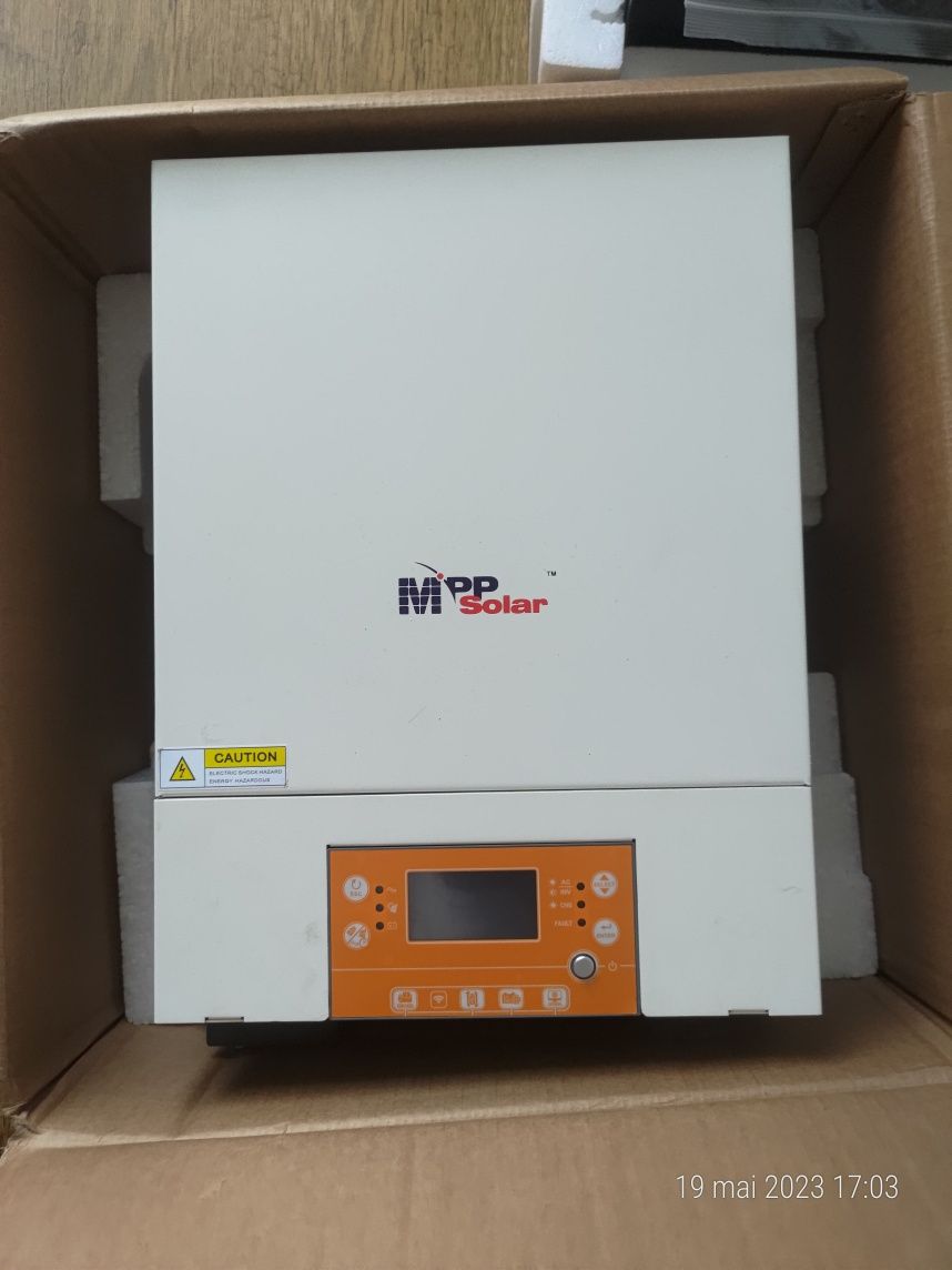 Invertor solar MPPTSolar 6kW, acumulator Pylontech 3,5kW
