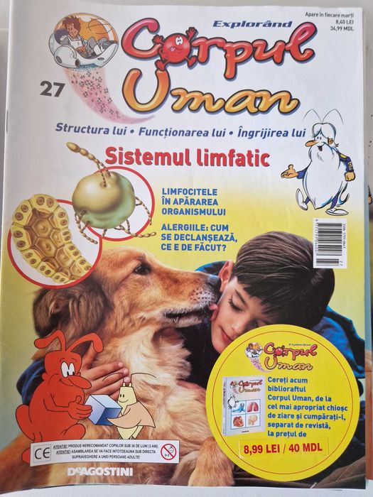 Colecția Explorând corpul uman, Deagostini