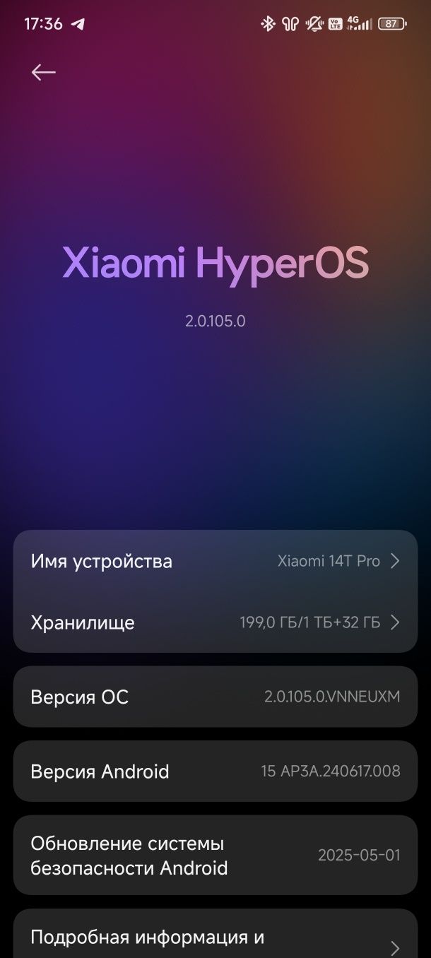1024GB+32GB!! Xiaomi 14T Pro Titan Gray.