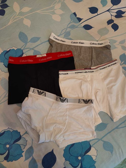 Chiloti Calvin klein, Tommy Hilfiger si Emporio Armani