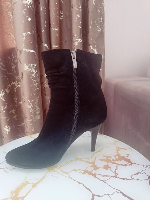 Сапоги замша натуральная