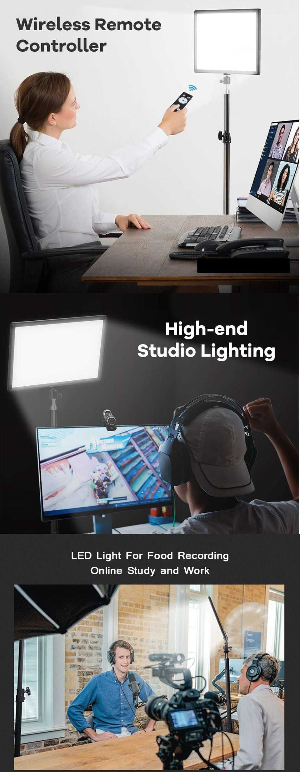 LED панел с Дистанционно управление  / Студийни Фотографски Светлини