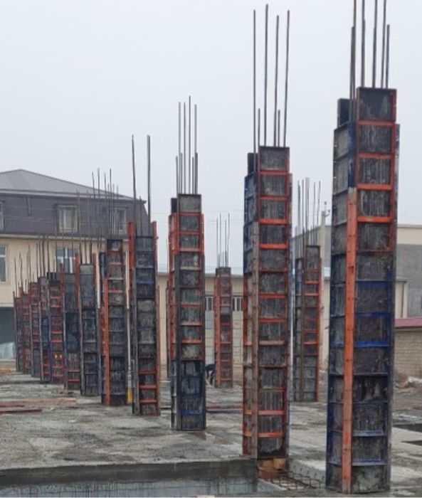 Opalubka kalonna regil fundament uchun