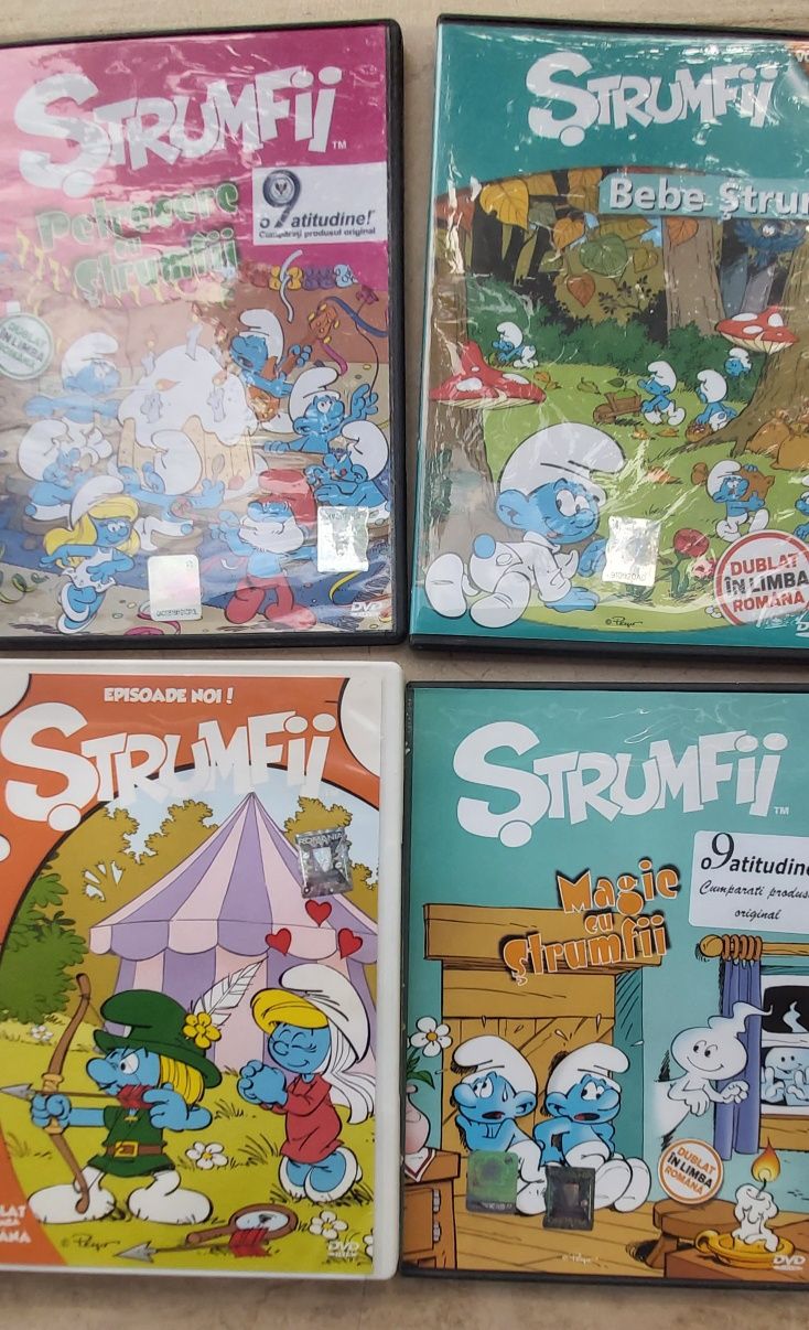 Dvd colecția Strumfii