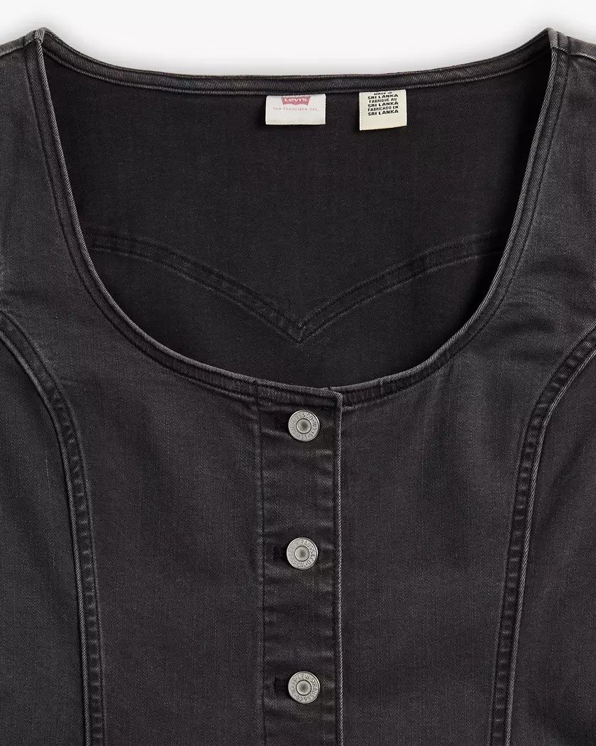 Плетена рокля Massimo Dutti, Levi's