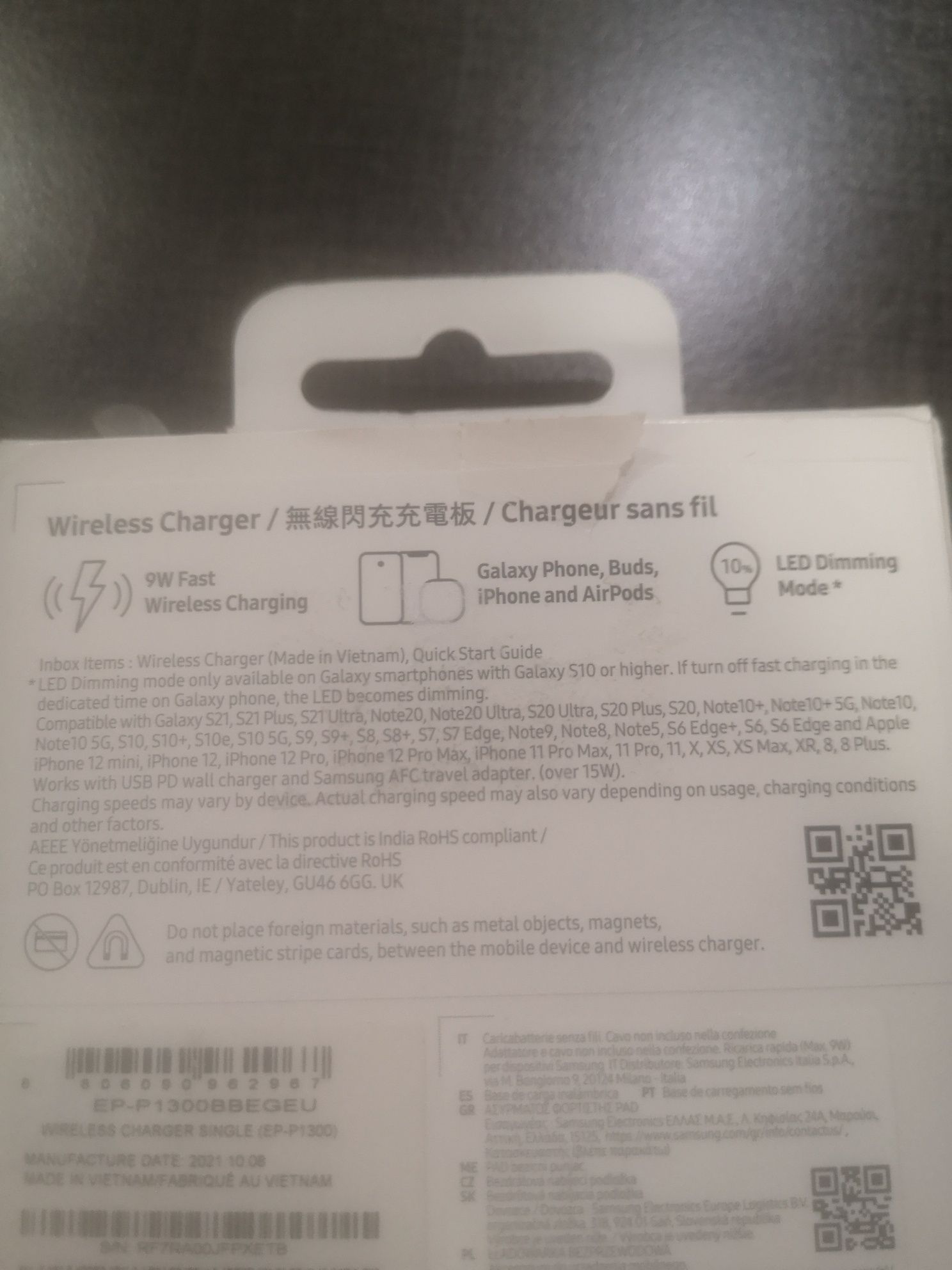 Wireless Charger Samsung & Iphone