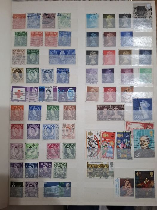 Emisii filatelice din țări europene, R.P.R,și SUA.