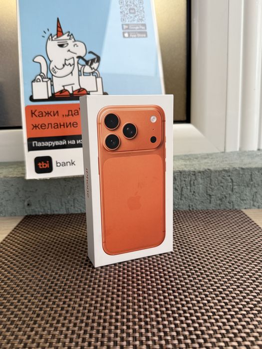 НОВ! 1Tb *ЛИЗИНГ* iPhone 17 Pro Cosmic Orange / Гаранция Айфон