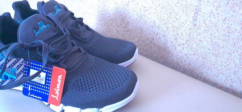 Кроссовки синий серый