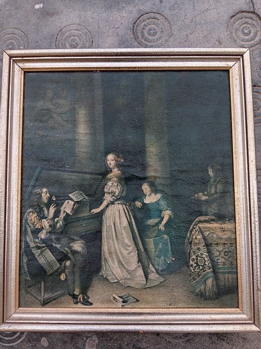 Pictura veche , necesita restaurare