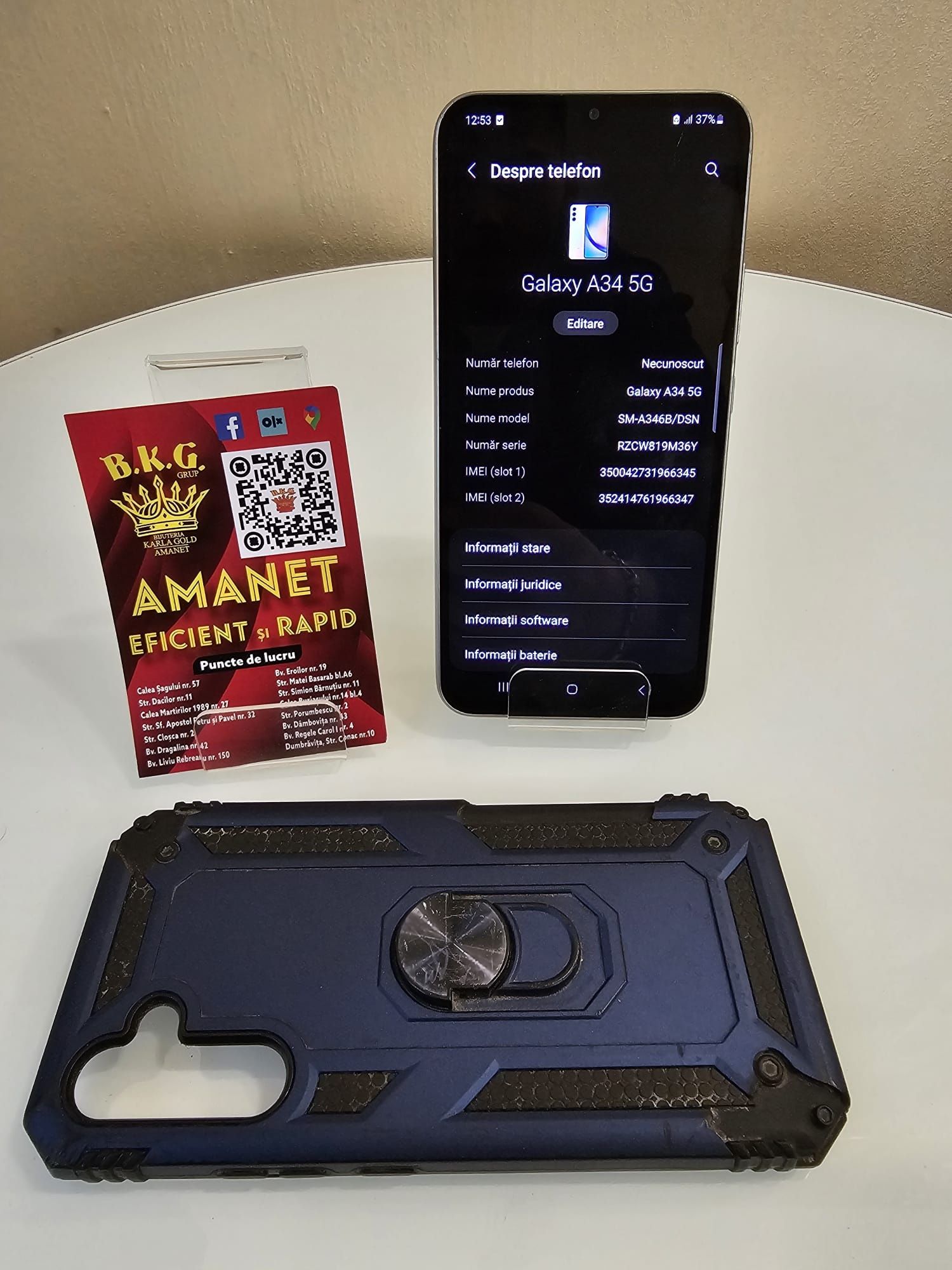 Samsung A34 5G 128gb Amanet BKG