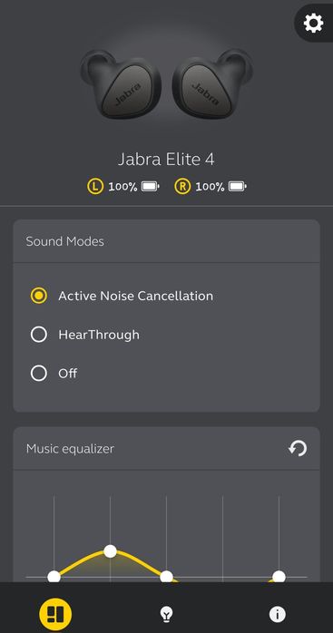 Vând căști Jabra elite 4 + 4 dopuri din spuma cu memorie