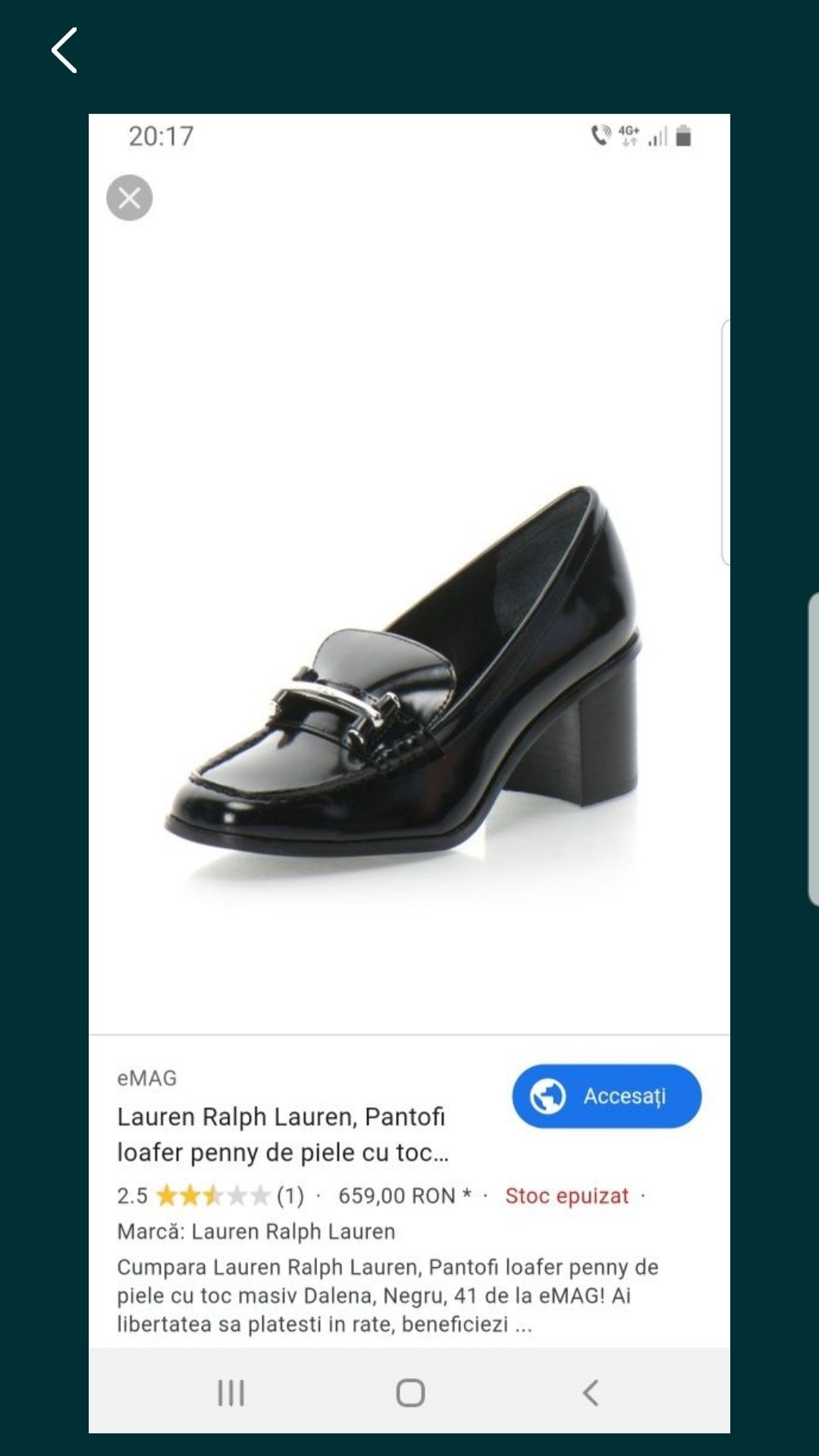 Pantofi Ralph Lauren NOI visinii 39
