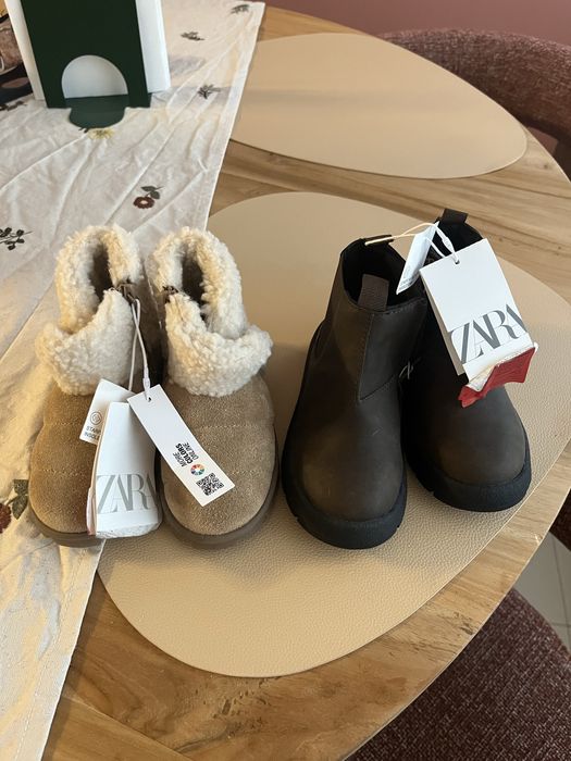 Чисто нови стилни боти Zara размер 25