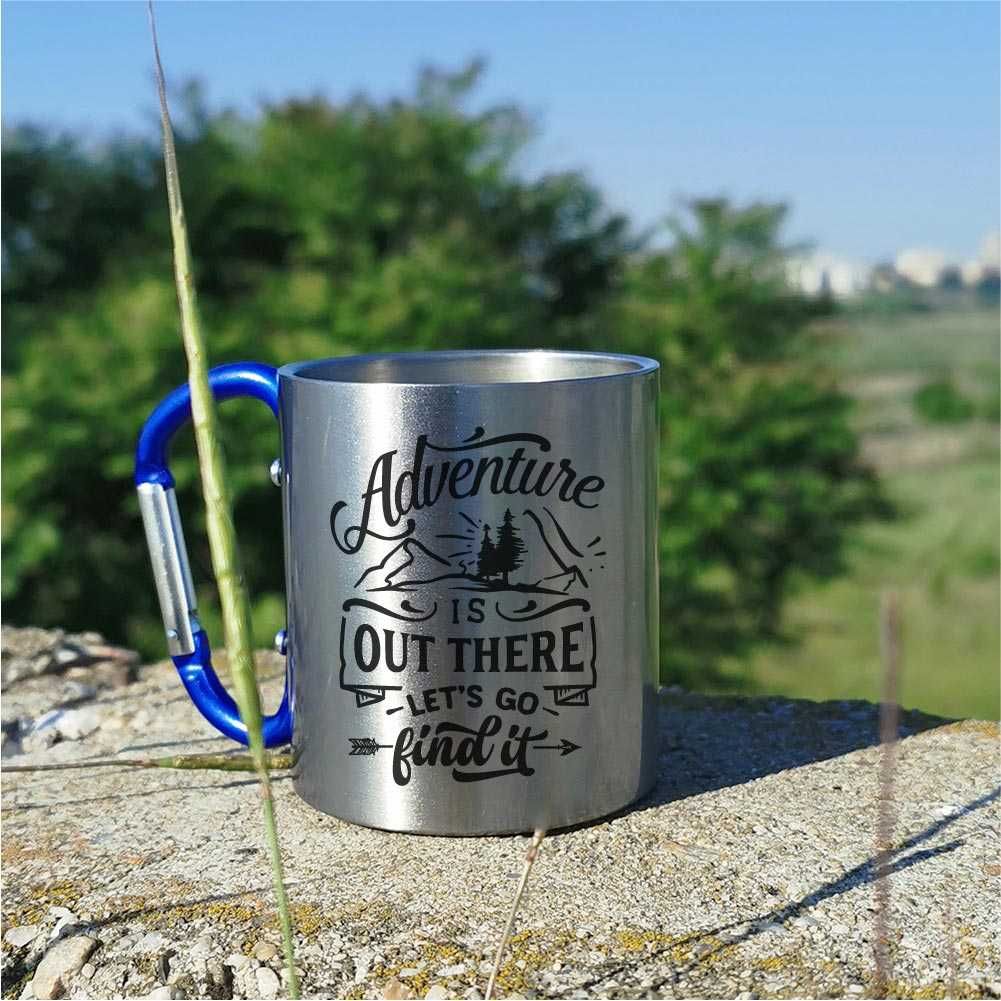 Cana Inox Cadou Personalizata Cabana Munte – Adventure Is Out There
