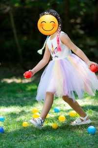 Детска рокля Еднорог, размер 4-5 години
