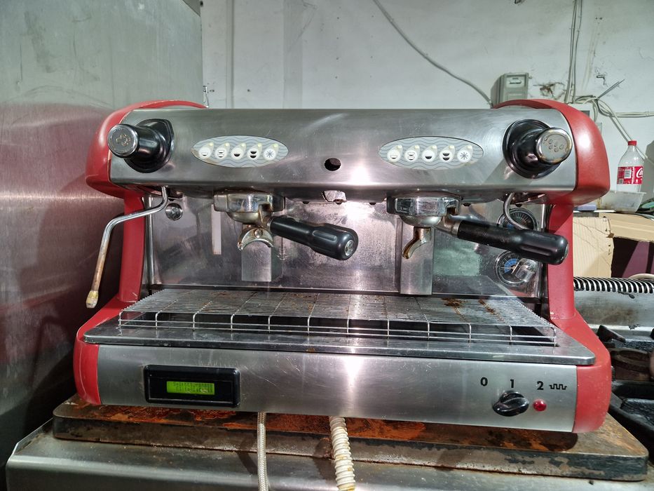 Espresor cafea 2 brate, servisat, din inox