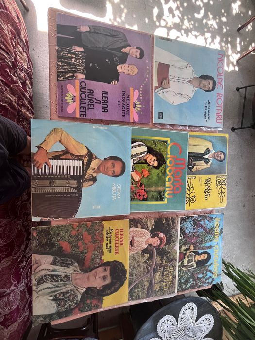 8 discuri vinil muzică populară