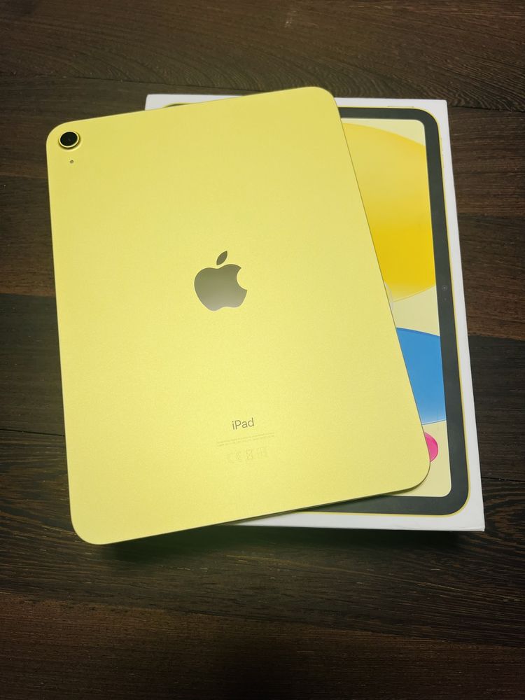 Ipad 10 th yellow tableta apple galben 64 gb 10,9 inch
