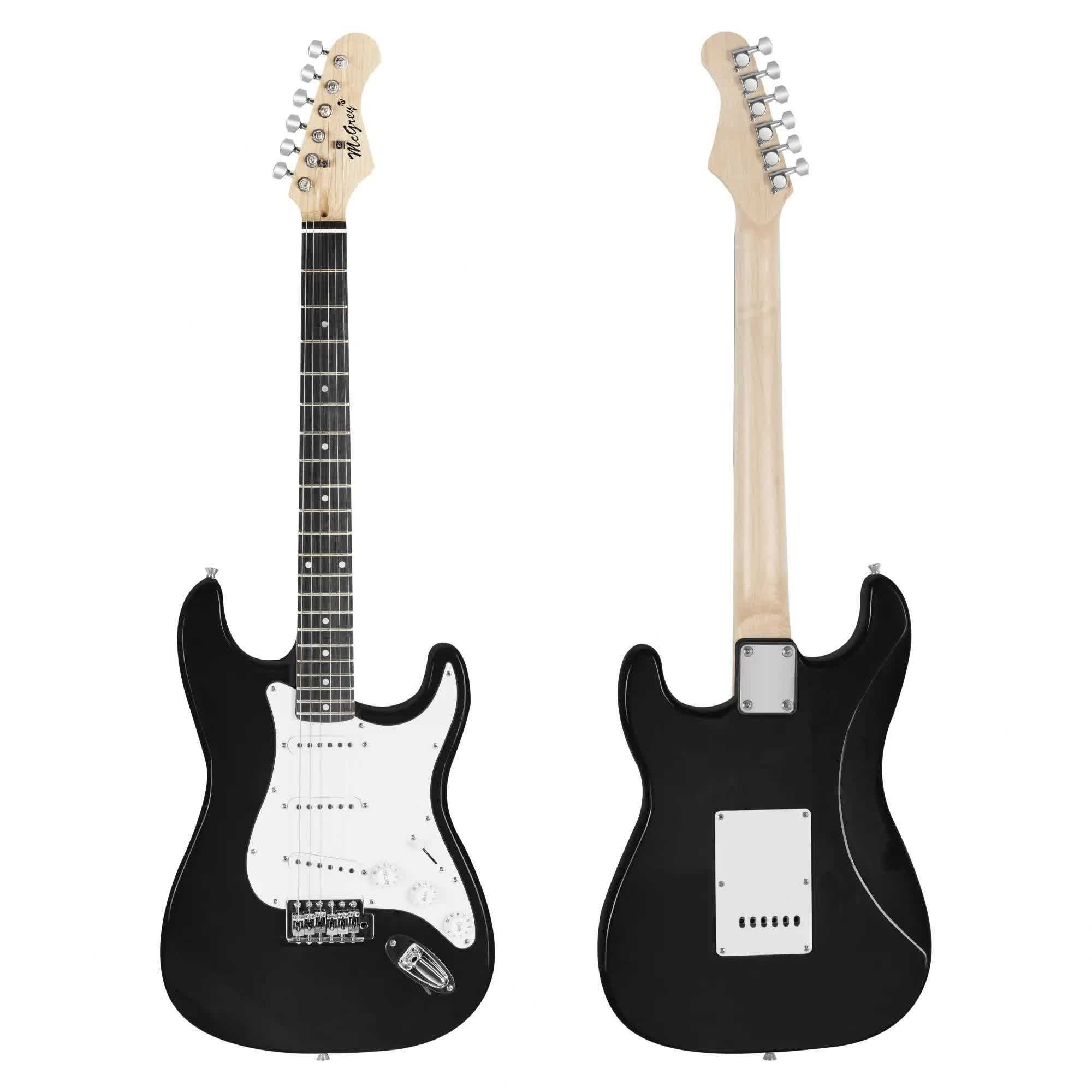 Set chitara electrica McGrey Rockit Guitar ST Negru