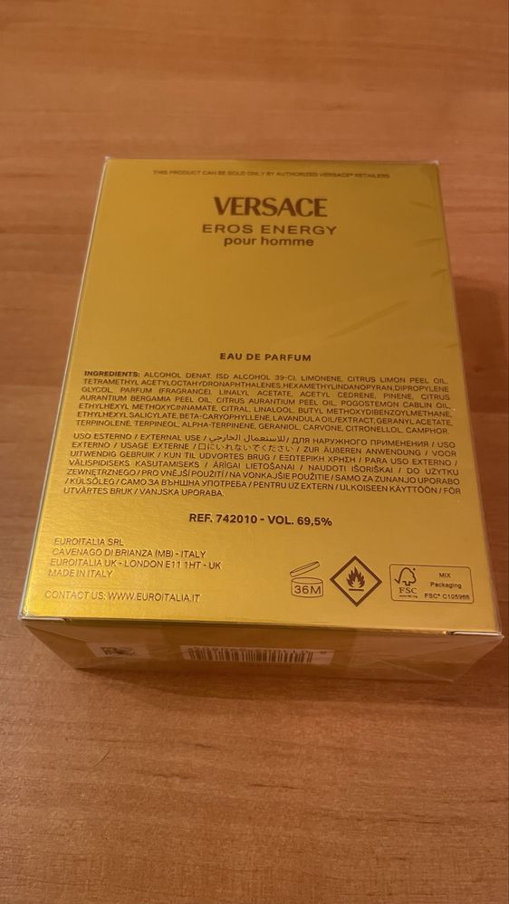 •Versace Eros Energy Eau De Parfum (EDP) 100 ml •original•