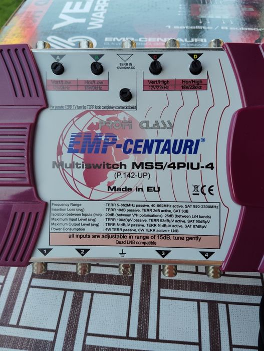 Amplificator Multiswitch