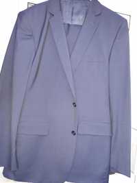 Costum barbatesc Bigotti, bleumarin inchis, masura 56/I, lana 100%