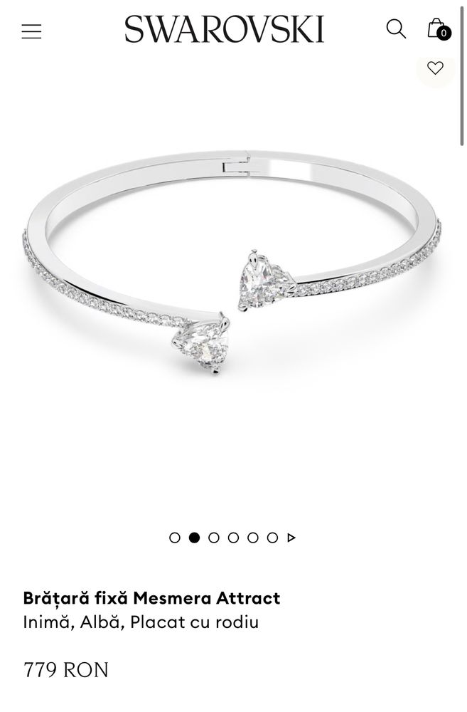 Brățară/ Bracelet Swarovski Mesmera Collection