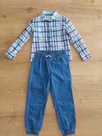 Set pantaloni H&M si camasa Reserved, 122