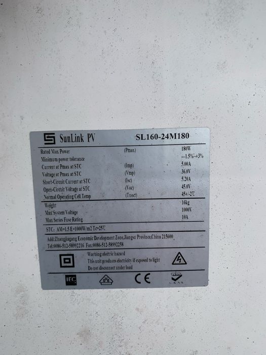 Vând Sistem Fotovoltaic complet