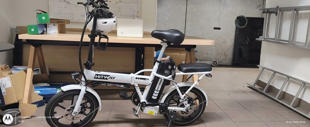 Bicicleta electrica Hitway BK5  pliabila