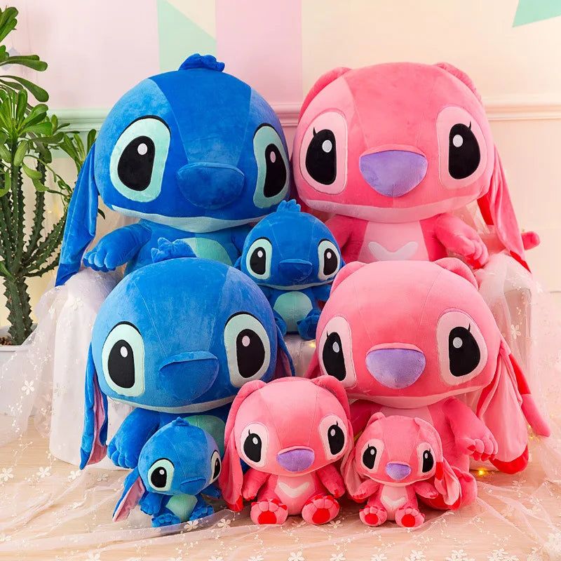 Плюшена играчка Лило и Стич, 50см Син Стич, Розов Стич Lilo Stitch