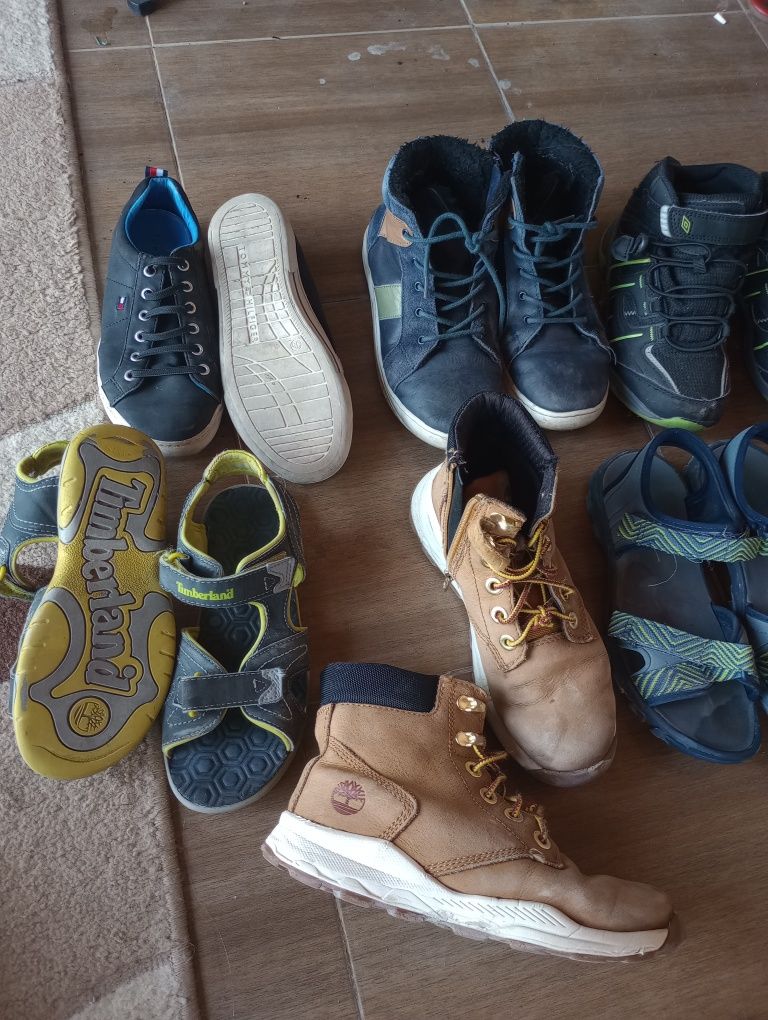 Лот обувки момче. Tommy Hilfiger, Timberland, Umbro, Decathlon, Adidas