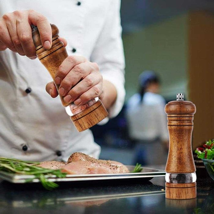 Набор мельниц для перца и соли с керамическими жирновами! Новый!