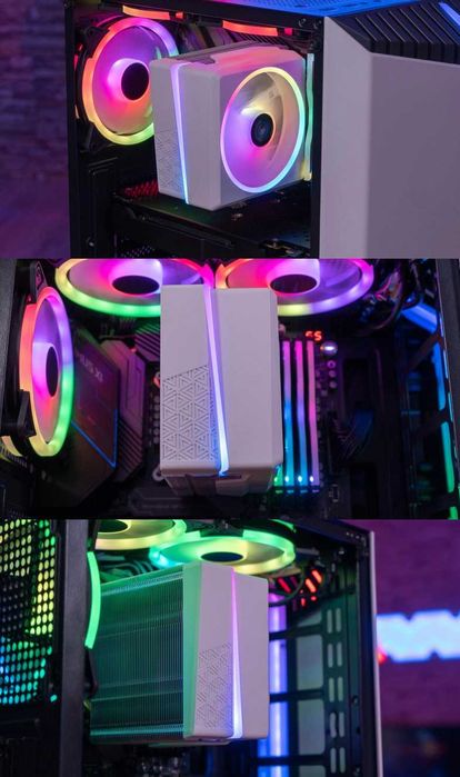 Новый Кулер для процессора Aerocool Cylon 4F WH ARGB PWM 4P