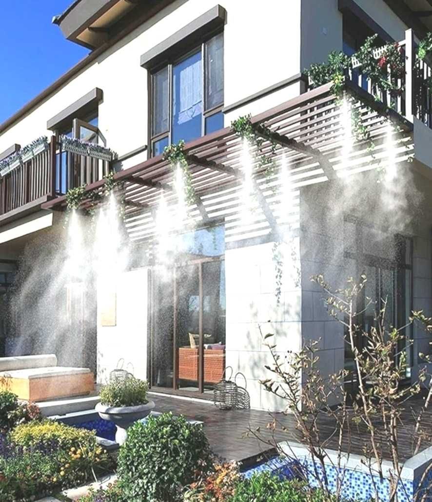 Sistem de racire cu ceata de apă cu lungime 10 m- 10 duze NOU - 40 Lei