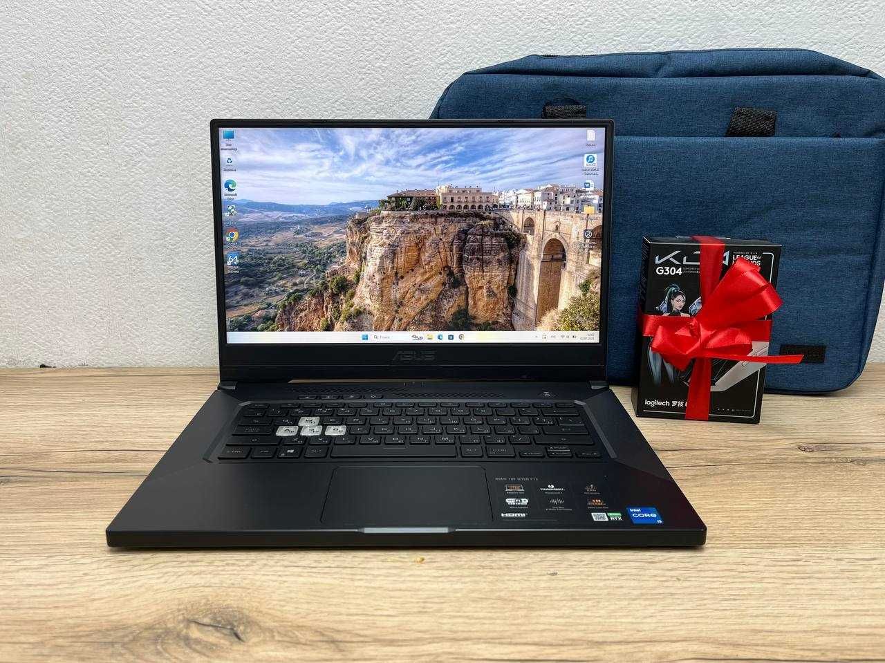 Игровой ноут ASUS TUF DASH Core i5/ОЗУ16/SSD512/RTX 3050Ti Без царапин