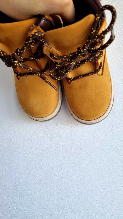 Ghete Zara din piele masura 23 unisex²