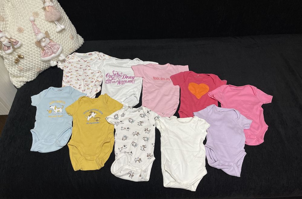 Pantaloni salopete body-uri caciulite bebe