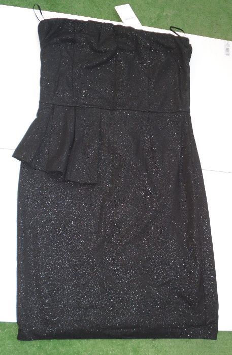 rochie Mango morgana L nou negru sclipici