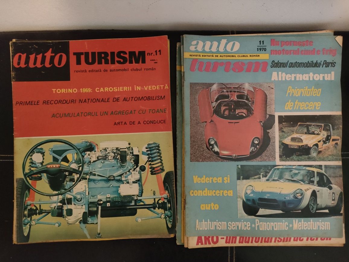 Almanah și reviste auto vechi