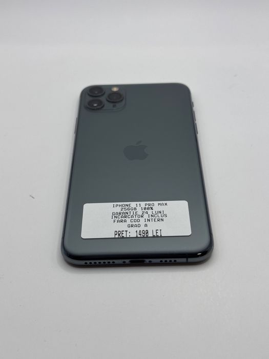 Iphone 11 Pro Max 256GB 100% Grad A Garantie 24 Luni - zonemag.ro