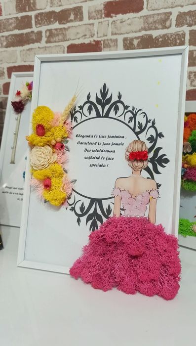 Tablouri decorate cu licheni