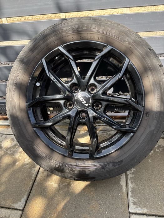 Jante Rial Lucca R16 + anvelope Dunlop Sport Blue Response