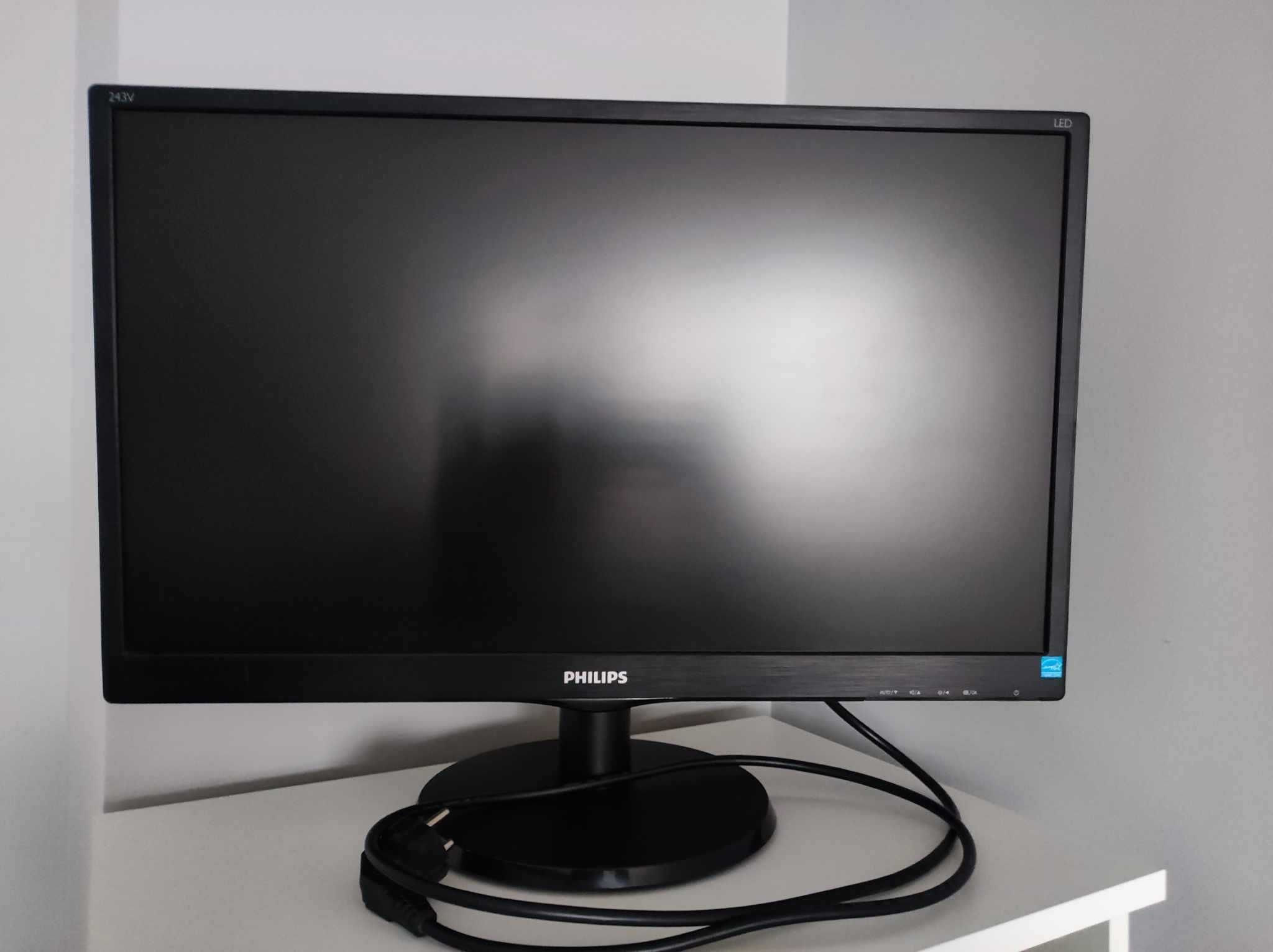 Монитор LED Philips 23.6", Wide, Full HD, HDMI, DVI, Говорители