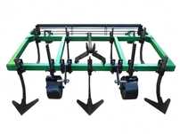 Cultivator prasitor cu 7 sape, tavalug si roti pentru tractor 1.60m