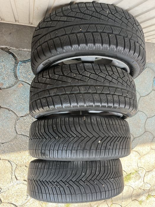 Jante 5x108mm, anvelope iarna, 215/50 R17 Ford Focus, Volvo, Peugeot