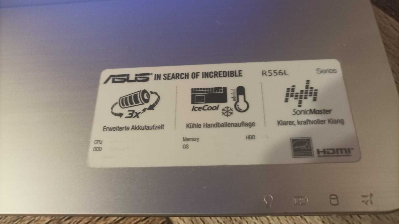 Laptop ASUS R556L !