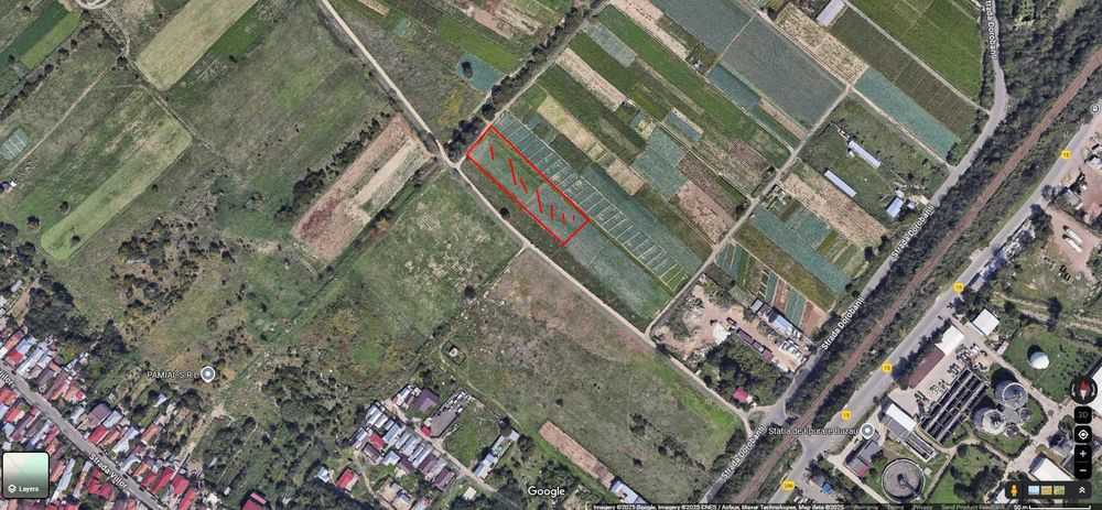 Teren intravilan iesirea Dorobanti 3000 mp