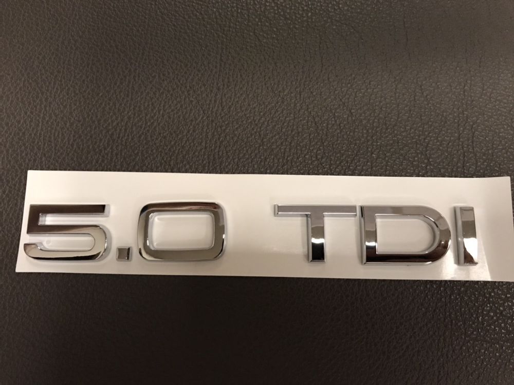 Emblema Audi 5.0 TDI crom nou